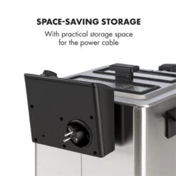 Family Fry Fritteuse 3000W Oil Drain Technology Edelstahl Silber 16 Family Fry Fritteuse 3000W Oil Drain Technology Edelstahl Silber -Warmekuche Pro Geschaft 10033342 yy 0009 logo Klarstein Family Fry Fritteuse 3000W silber