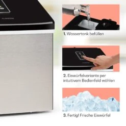 Clearcube Eiswürfelmaschine Klareis 13kg/24h Edelstahl Schwarz -Warmekuche Pro Geschaft 10033350 de 0004 usp