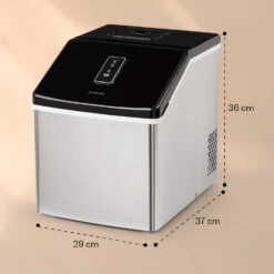 Clearcube Eiswürfelmaschine Klareis 13kg/24h Edelstahl Schwarz -Warmekuche Pro Geschaft 10033350 yy 0011 dimensions