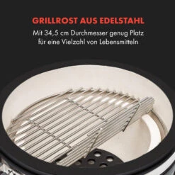 Queensize Kamado Grill Thermometer Abnehmbare Seitenteile Schwarz -Warmekuche Pro Geschaft 10033377 de 0003 logo