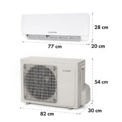 Windwaker Split-Klimaanlage 12.000 BTU/3,6 KW Luftdurchsatz 600m³/h -Warmekuche Pro Geschaft 10033483 yy 0007 dimensions