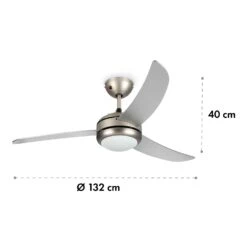 El Paso Deckenventilator & Lampe Ø 132 Cm 10.344 M³/h 180 U/min 49 DB -Warmekuche Pro Geschaft 10033495 yy 0007 logo