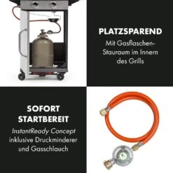 Gazooka 2.0T Gas BBQ Grill 2x3kW Brenner Edelstahl -Warmekuche Pro Geschaft 10033532 de 0005 logo