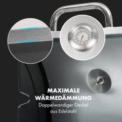 Gazooka 2.0T Gas BBQ Grill 2x3kW Brenner Edelstahl -Warmekuche Pro Geschaft 10033532 de 0007 logo