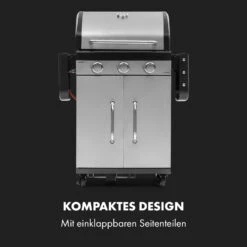 Gazooka 3.0T BBQ Grill 3x3kW Brenner 4 Rollen Edelstahl -Warmekuche Pro Geschaft 10033533 de 0003 logo