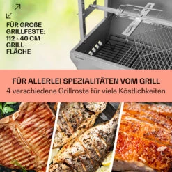 Sauenland Pro Spanferkelgrill Drehspieß 13W 4 Rollen Edelstahl 10 Sauenland Pro Spanferkelgrill Drehspieß 13W 4 Rollen Edelstahl -Warmekuche Pro Geschaft 10033566 de 0004 usp