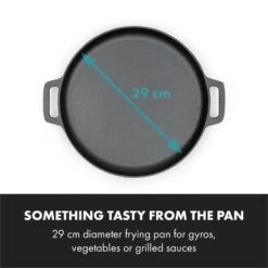 Tomahawk 3.1 S Brat & Back-Set Pfanne Pizzastein Ø29 Cm -Warmekuche Pro Geschaft 10033568 yy 0004 logo Klarstein Tomahawk Brat and Back Set