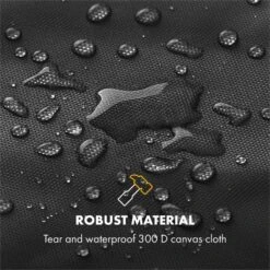 Tomahawk 3.1 S Wetterschutzhaube 300D Canvas 30/70% PE/PVC Schwarz -Warmekuche Pro Geschaft 10033569 yy 0003 logo Klarstein Tomahawk S Wetterschutzhaube schwarz