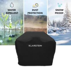 Tomahawk 3.1 S Wetterschutzhaube 300D Canvas 30/70% PE/PVC Schwarz -Warmekuche Pro Geschaft 10033569 yy 0005 logo Klarstein Tomahawk S Wetterschutzhaube schwarz