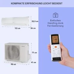 Windwaker Eco Split-Klimaanlage 24000 BTU/7 KW Luftdurchsatz 1250 M³/h 13 Windwaker Eco Split-Klimaanlage 24000 BTU/7 KW Luftdurchsatz 1250 M³/h -Warmekuche Pro Geschaft 10033603 de 0006 usp