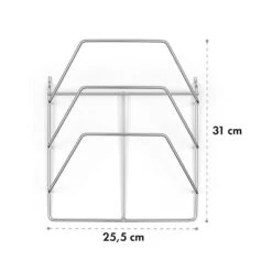 Vendetta 3.0 TI Rack Verchromter Stahl Einfach Anzubringen Zubehör 7 Vendetta 3.0 TI Rack Verchromter Stahl Einfach Anzubringen Zubehör -Warmekuche Pro Geschaft 10033618 yy 0004 logo Klarstein Vendetta TI Rack