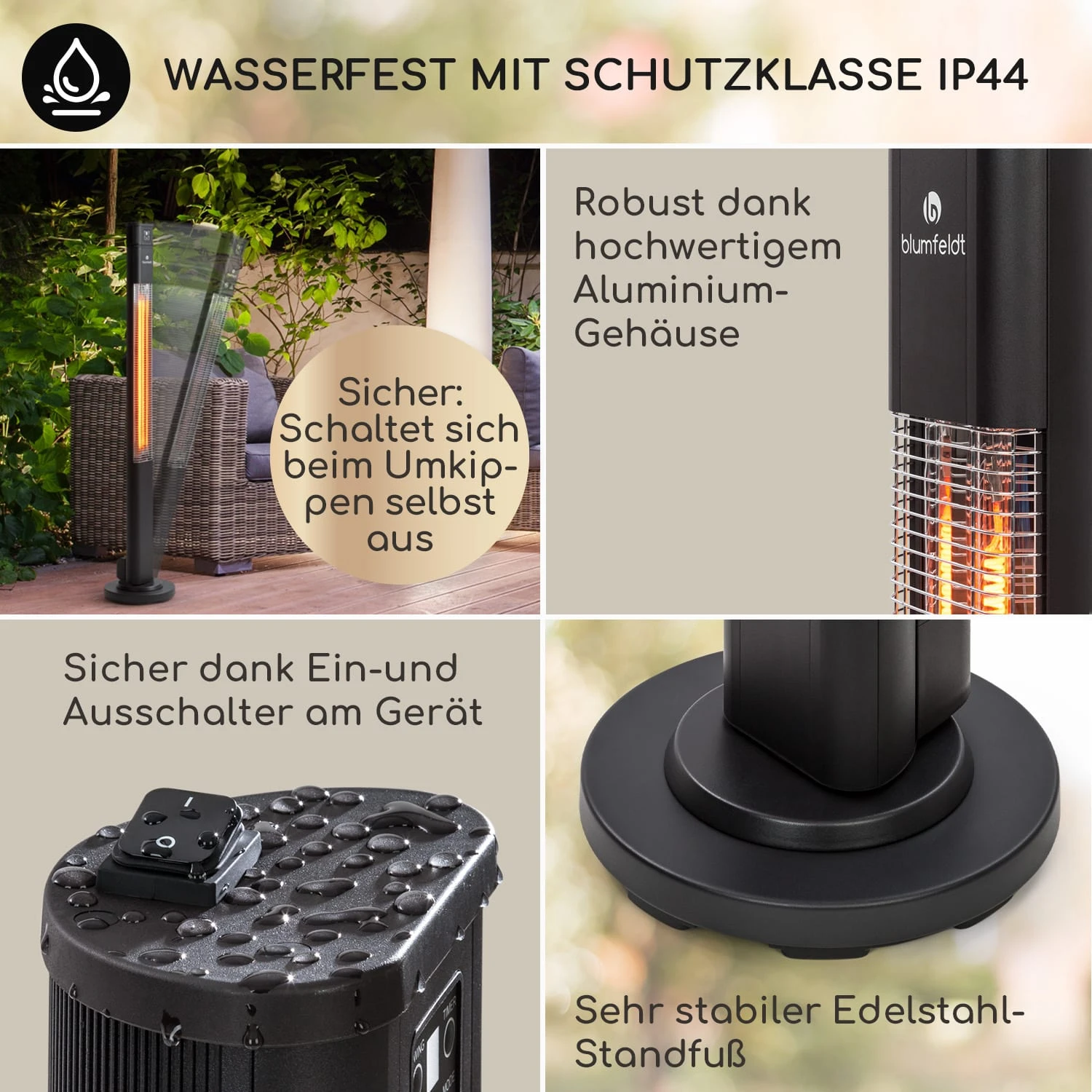 Heat Guru Plus Infrarot-Heizstrahler 2000W 3 Heizstufen Fernbedienung 4 Heat Guru Plus Infrarot-Heizstrahler 2000W 3 Heizstufen Fernbedienung – Bild 4