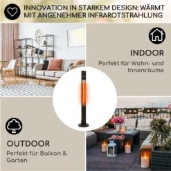 Heat Guru Plus Infrarot-Heizstrahler 2000W 3 Heizstufen Fernbedienung 14 Heat Guru Plus Infrarot-Heizstrahler 2000W 3 Heizstufen Fernbedienung -Warmekuche Pro Geschaft 10033691 de 0006 usp