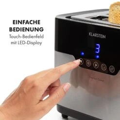 Arabica Toaster 920W LED-Display Touch-Bedienfeld Edelstahl -Warmekuche Pro Geschaft 10033728 de 0003 logo