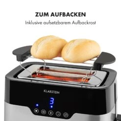 Arabica Toaster 920W LED-Display Touch-Bedienfeld Edelstahl -Warmekuche Pro Geschaft 10033728 de 0005 logo