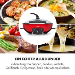 Szechuan Hot Pot Und Grillplatte 5l Vol. 1350 W, 600 W Rot -Warmekuche Pro Geschaft 10033779 de 0005 logo