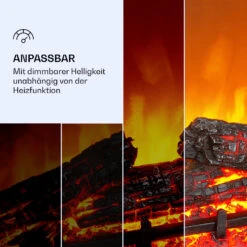 Lienz Elektrischer Kamin 1800W Steindekor Polystone Fernbedienung -Warmekuche Pro Geschaft 10034123 de 0005 logo