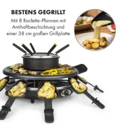 Fonduelette Raclette Und Fondue 1350W 1 Liter 38 Cm Ø Für 8 Personen 9 Fonduelette Raclette Und Fondue 1350W 1 Liter 38 Cm Ø Für 8 Personen -Warmekuche Pro Geschaft 10034138 de 0003 logo