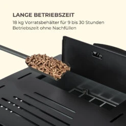 Energiewende Pelletofen 5/10 KW 5 Stufen Timer 18kg 250m³ Fernbedienung Schwarz -Warmekuche Pro Geschaft 10034153 de 0006 logo