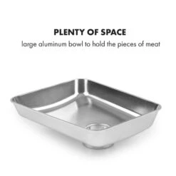 Kraftprotz Elektrischer Fleischwolf 700 W Kupfermotor Edelstahl -Warmekuche Pro Geschaft 10034215 yy 0007 logo Klarstein Kraftprotz elektrischer Fleischwolf weiss