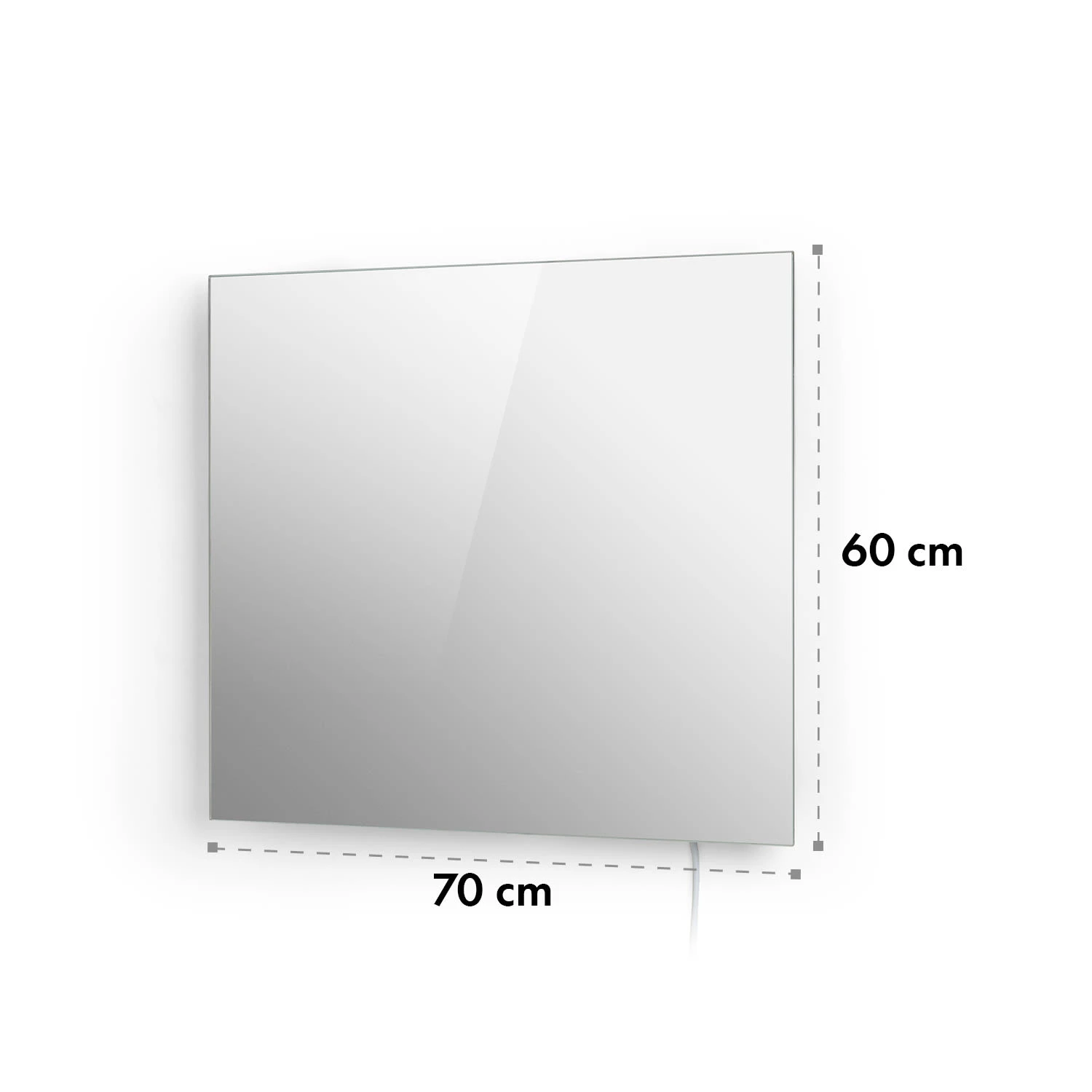 Marvel Mirror Infrarotheizung 360W Wochentimer IP54 Spiegel Rechteckig 8 Marvel Mirror Infrarotheizung 360W Wochentimer IP54 Spiegel Rechteckig – Bild 8