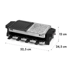 Sirloin Raclette 1500W Aluminium / Stein 8 Personen Kontroll-LED -Warmekuche Pro Geschaft 10034275 yy 0008 logo Klarstein Sirloin Raclette 1500W