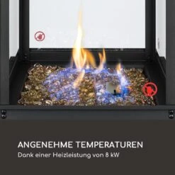 Flagranti Gasheizstrahler 8kW Gasflasche Bis 11kg Edelstahl Schwarz -Warmekuche Pro Geschaft 10034280 de 0003 logo