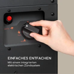 Flagranti Gasheizstrahler 8kW Gasflasche Bis 11kg Edelstahl Schwarz -Warmekuche Pro Geschaft 10034280 de 0004 logo