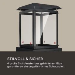 Flagranti Gasheizstrahler 8kW Gasflasche Bis 11kg Edelstahl Schwarz -Warmekuche Pro Geschaft 10034280 de 0005 logo