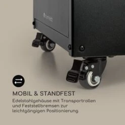 Flagranti Gasheizstrahler 8kW Gasflasche Bis 11kg Edelstahl Schwarz -Warmekuche Pro Geschaft 10034280 de 0008 logo