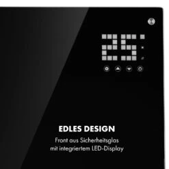 Bornholm Smart Konvektions-Heizgerät | 2000 W | SmartHeat Design: WiFi-Verbindung | LED-Display | 24-h-Timer | 2 Heizstufen: 1000 / 2000 W | IP24: Spritzwassergeschützt | Fernbedienung | Standgerät -Warmekuche Pro Geschaft 10034391 de 0006 logo