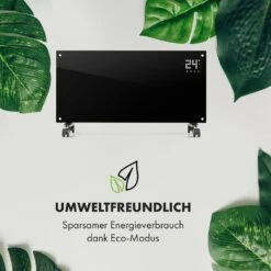 Bornholm Smart Konvektions-Heizgerät | 2000 W | SmartHeat Design: WiFi-Verbindung | LED-Display | 24-h-Timer | 2 Heizstufen: 1000 / 2000 W | IP24: Spritzwassergeschützt | Fernbedienung | Standgerät -Warmekuche Pro Geschaft 10034391 de 0007 logo