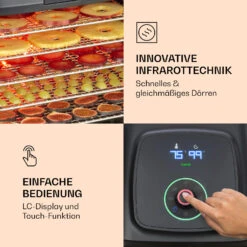 Florida Jerky Dörrautomat Infrarot 500W 4 Programme 35 Bis 75 °C 9 Florida Jerky Dörrautomat Infrarot 500W 4 Programme 35 Bis 75 °C -Warmekuche Pro Geschaft 10034430 de 0003 logo