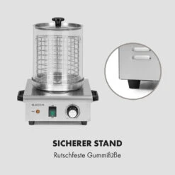 Wurstfabrik 450 Hot Dog Maker 450W 5L 30-100°C Glas Edelstahl 15 Wurstfabrik 450 Hot Dog Maker 450W 5L 30-100°C Glas Edelstahl -Warmekuche Pro Geschaft 10034450 de 0007 logo