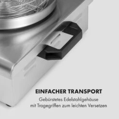 Wurstfabrik 600 Hot Dog Maker 600W 3 Spieße 5L 30-100°C Glas Edelstahl 16 Wurstfabrik 600 Hot Dog Maker 600W 3 Spieße 5L 30-100°C Glas Edelstahl -Warmekuche Pro Geschaft 10034454 de 0007 logo