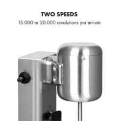 Kraftpaket Milchshake-Mixer Proteinshake 80W Edelstahl Silber -Warmekuche Pro Geschaft 10034456 yy 0005 logo Klarstein Kraftpaket Pro Milchshake Mixer 80W