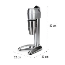 Kraftprotz Milchshake-Mixer Proteinshake 300W Stufenlos Edelstahl -Warmekuche Pro Geschaft 10034518 yy 0009 logo Klarstein Pro Kraftprotz Milchshake Mixer silber