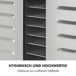 Master Jerky 300 Dörrautomat 2000W 40-90 °C 24h-Timer Edelstahl Silber 14 Master Jerky 300 Dörrautomat 2000W 40-90 °C 24h-Timer Edelstahl Silber -Warmekuche Pro Geschaft 10034544 de 0007 logo