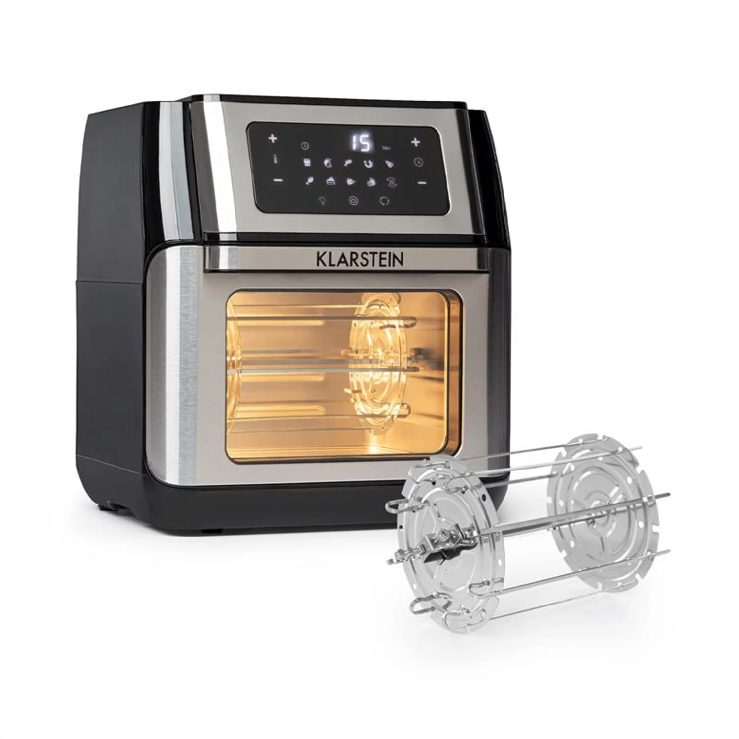 AeroVital Fry Kebab-Set | Zubehör | Edelstahl | 8 Spieße | Silber 2 AeroVital Fry Kebab-Set | Zubehör | Edelstahl | 8 Spieße | Silber – Bild 2