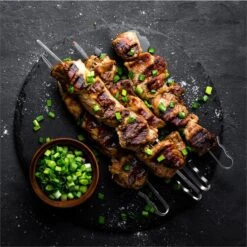 AeroVital Fry Kebab-Set | Zubehör | Edelstahl | 8 Spieße | Silber 5 AeroVital Fry Kebab-Set | Zubehör | Edelstahl | 8 Spieße | Silber -Warmekuche Pro Geschaft 10034577 yy 0003 ambient Klarstein AeroVital Fry Kebab Set