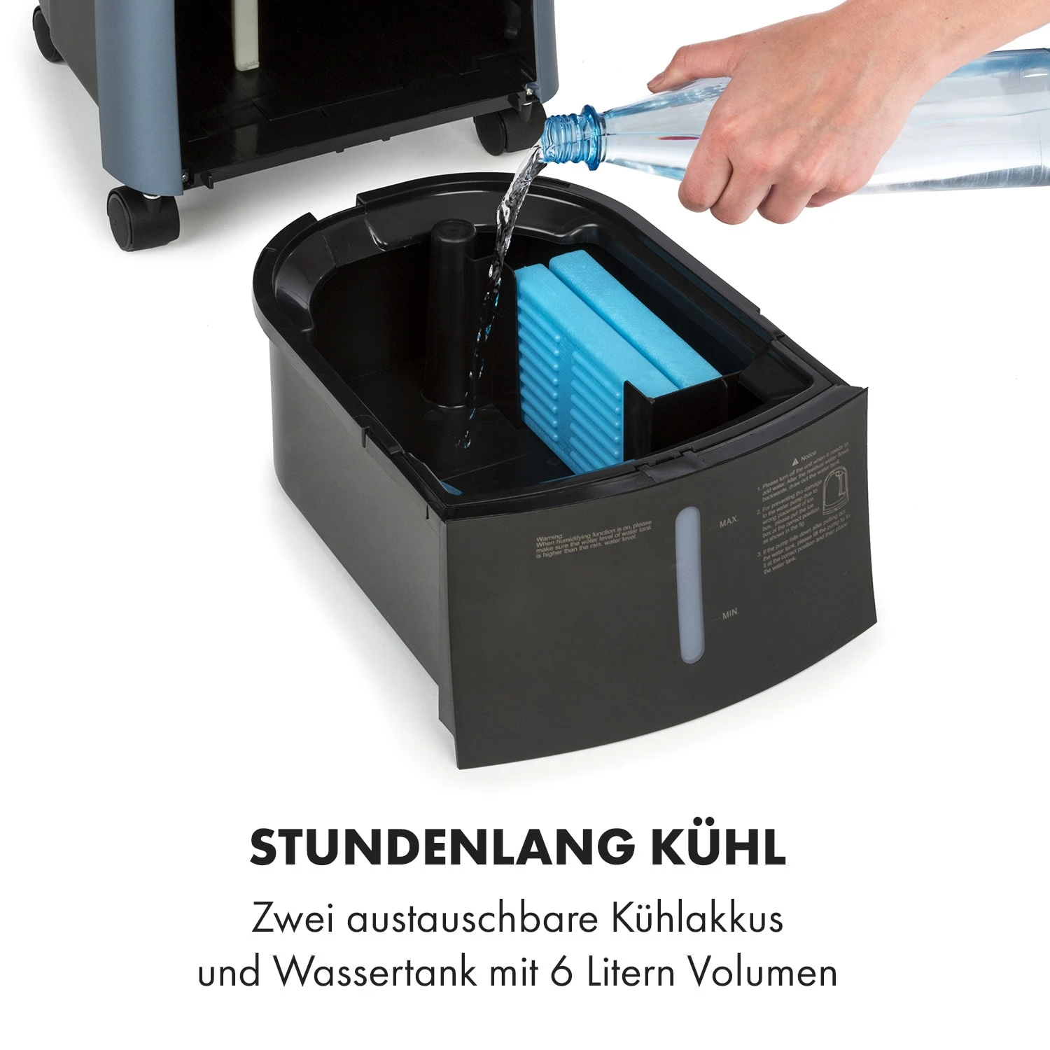 Maxfresh Ocean Ventilator Luftkühler 6L 65W Fernbedienung 2x Eispack 5 Maxfresh Ocean Ventilator Luftkühler 6L 65W Fernbedienung 2x Eispack – Bild 5