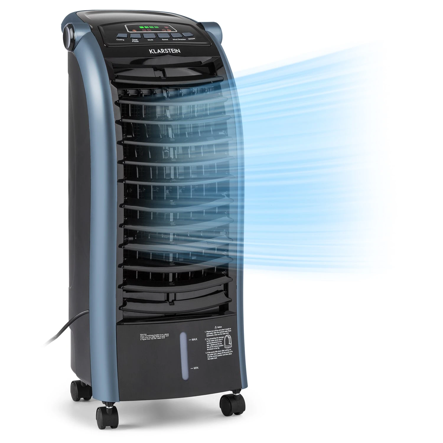 Maxfresh Ocean Ventilator Luftkühler 6L 65W Fernbedienung 2x Eispack 1 Maxfresh Ocean Ventilator Luftkühler 6L 65W Fernbedienung 2x Eispack