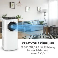 Klarstein Kraftwerk Smart 12K Klimaanlage 3-in-1 12000 BTU App -Warmekuche Pro Geschaft 10034664 de 0003 logo