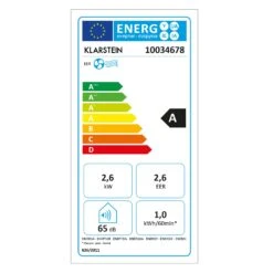 Metrobreeze Miami Mobile Klimaanlage 9000BTU/2,6 KW 950W -Warmekuche Pro Geschaft 10034678 energy label
