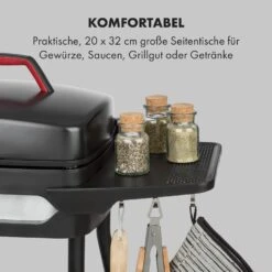 Gatsby Elektrogrill 2000W Antihaft-Grillfläche Seitentische Schwarz -Warmekuche Pro Geschaft 10034706 de 0003 logo