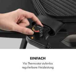 Gatsby Elektrogrill 2000W Antihaft-Grillfläche Seitentische Schwarz -Warmekuche Pro Geschaft 10034706 de 0005 logo