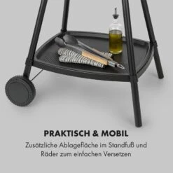 Gatsby Elektrogrill 2000W Antihaft-Grillfläche Seitentische Schwarz -Warmekuche Pro Geschaft 10034706 de 0007 logo