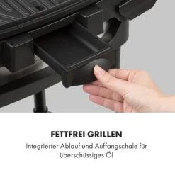 Gatsby Elektrogrill 2000W Antihaft-Grillfläche Seitentische Schwarz -Warmekuche Pro Geschaft 10034706 de 0008 logo
