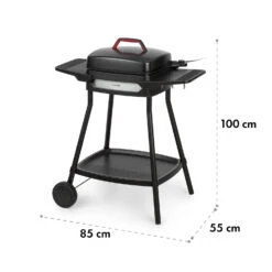 Gatsby Elektrogrill 2000W Antihaft-Grillfläche Seitentische Schwarz -Warmekuche Pro Geschaft 10034706 yy 0009 dimensions