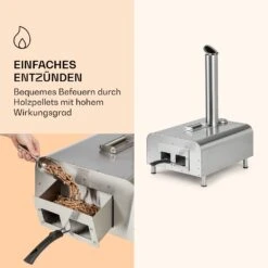 Diavolo Pizza-Pelletofen Inkl. Pizzastein Thermometer Edelstahl -Warmekuche Pro Geschaft 10034709 de 0004 logo